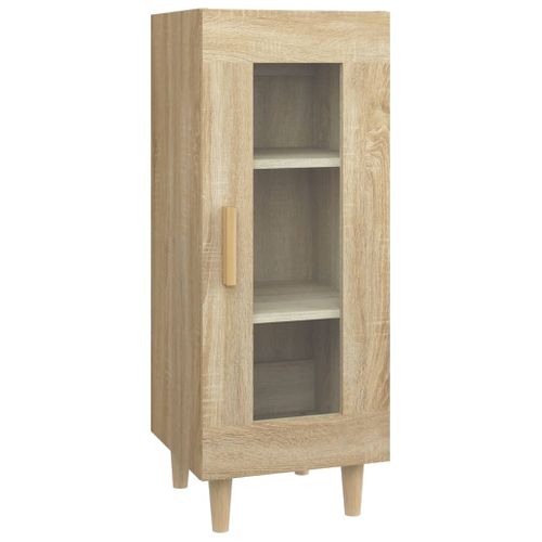 Buffet Chêne Sonoma 34,5x34x90 Cm Bois D'ingénierie