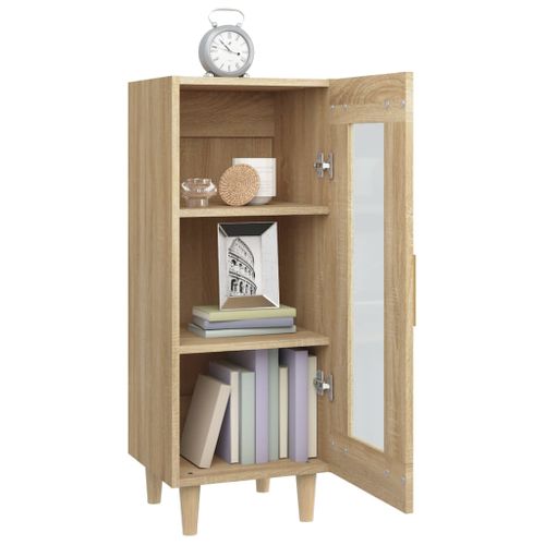 Buffet Chêne Sonoma 34,5x34x90 Cm Bois D'ingénierie