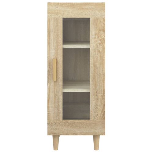 Buffet Chêne Sonoma 34,5x34x90 Cm Bois D'ingénierie