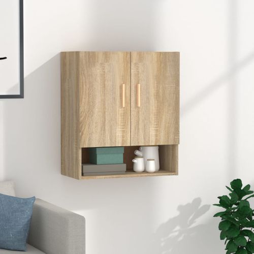Armoire Murale Chêne Sonoma 60x31x70 Cm Bois Contreplaqué