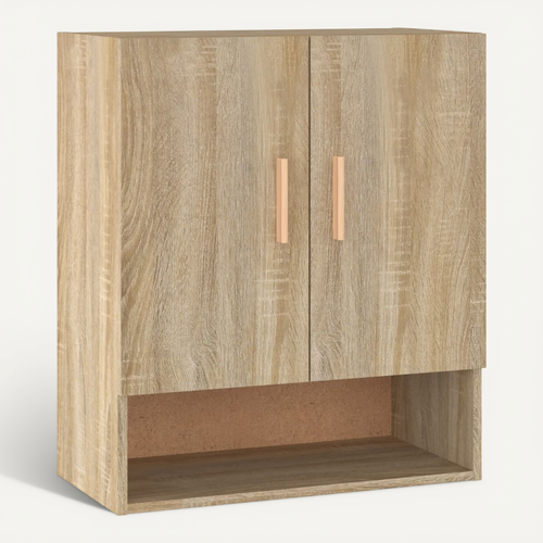 Armoire Murale Chêne Sonoma 60x31x70 Cm Bois Contreplaqué
