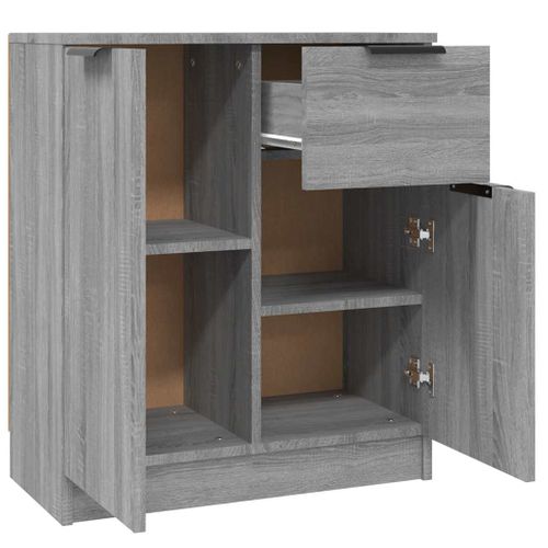 Buffet Sonoma Gris 60x30x70 Cm Bois Contreplaqué