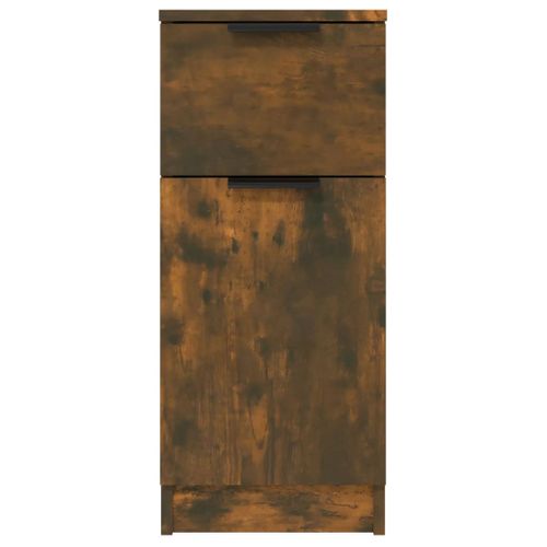 Buffet Chêne Fumé 30x30x70 Cm Bois Contreplaqué