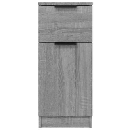 Buffets 2 Pièces Sonoma Gris 30x30x70 Cm Bois Contreplaqué