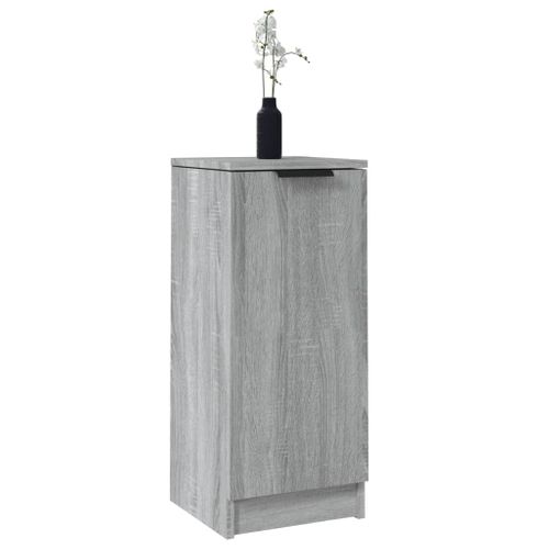 Buffet Sonoma Gris 30x30x70 Cm Bois Contreplaqué