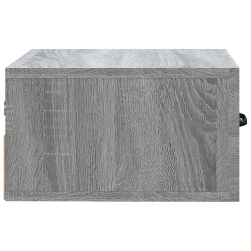 Tables De Chevet Murales 2 Pièces Sonoma Gris 35x35x20 Cm