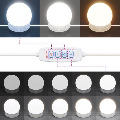 Coiffeuse Avec LED Sonoma Gris 74,5x40x141 Cm