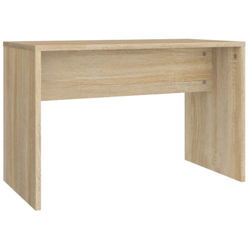 Ensemble De Coiffeuse Avec LED Chêne Sonoma Bois Contreplaqué