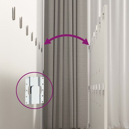 Tête De Lit Avec Armoires Blanc Bois Contreplaqué