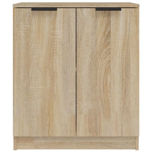 Buffets 2 Pièces Chêne Sonoma 60x30x70 Cm Bois Contreplaqué