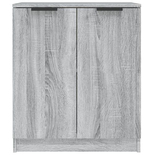 Buffets 2 Pièces Sonoma Gris 60x30x70 Cm Bois Contreplaqué