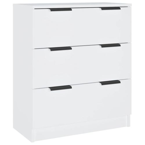Buffets 3 Pièces Blanc Bois Contreplaqué