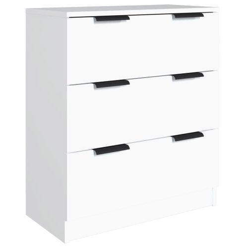 Buffets 3 Pièces Blanc Bois Contreplaqué