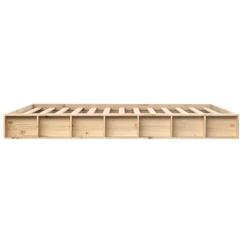 Cadre De Lit Sans Matelas 150x200 Cm Bois Massif
