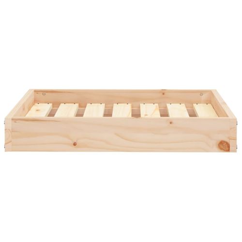 Lit Pour Chien 61,5x49x9 Cm Bois De Pin Solide