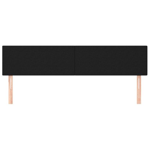 Têtes De Lit Noir 160x5x78/88 Cm Tissu