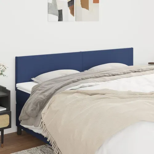 Têtes De Lit Bleu 180x5x78/88 Cm Tissu