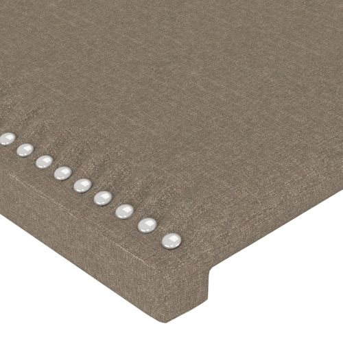 Tête De Lit Taupe 90x5x78/88 Cm Tissu