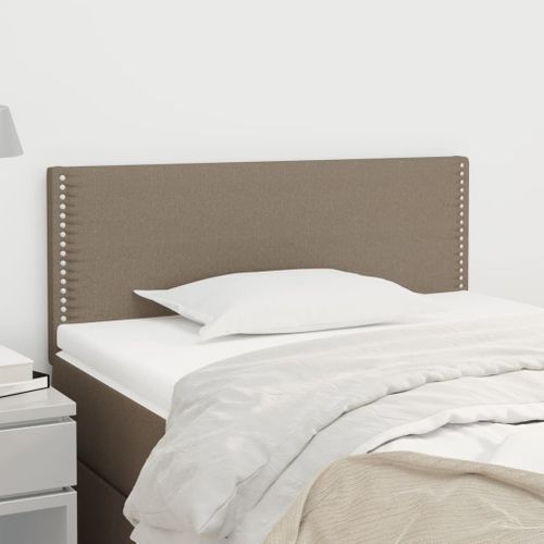 Tête De Lit Taupe 90x5x78/88 Cm Tissu