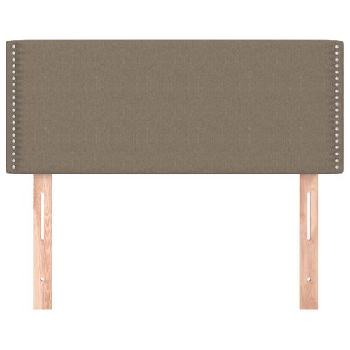Tête De Lit Taupe 90x5x78/88 Cm Tissu