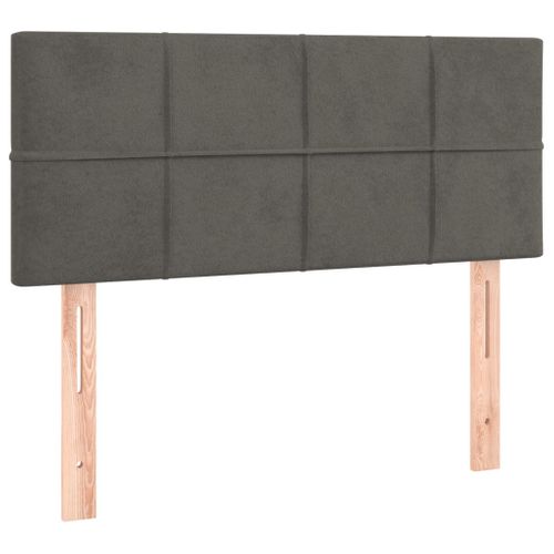 Tête De Lit Gris Foncé 90x5x78/88 Cm Velours