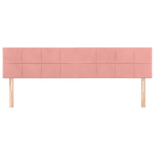 Têtes De Lit Rose 180x5x78/88 Cm Velours
