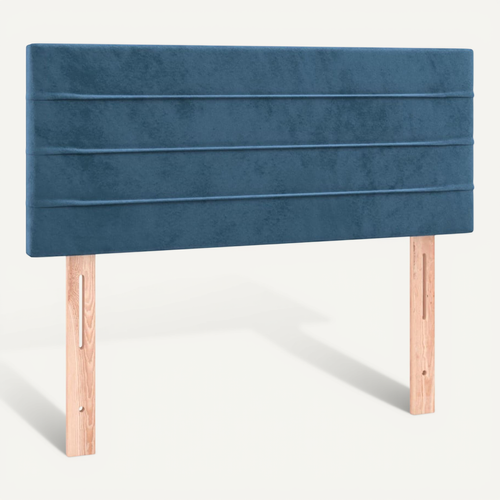 Tête De Lit Bleu Foncé 90x5x78/88 Cm Velours