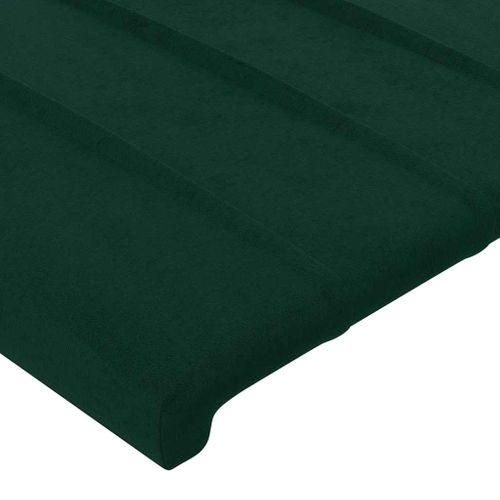 Tête De Lit Vert Foncé 80x5x78/88 Cm Velours