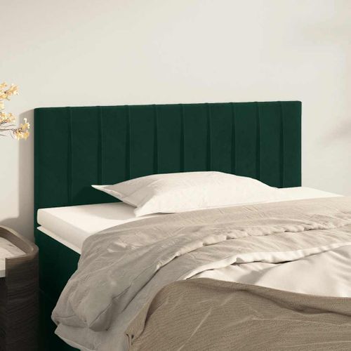 Tête De Lit Vert Foncé 80x5x78/88 Cm Velours