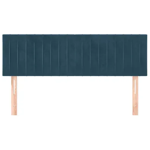 Têtes De Lit Bleu Foncé 144 X 5 X 78/88 Cm Velours