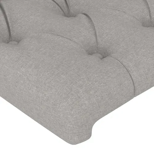 Tête De Lit Gris Clair 90x7x78/88 Cm Tissu