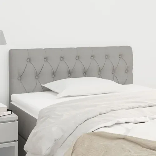Tête De Lit Gris Clair 90x7x78/88 Cm Tissu