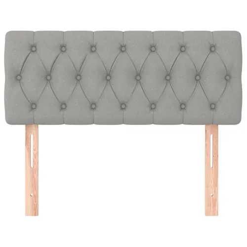 Tête De Lit Gris Clair 90x7x78/88 Cm Tissu