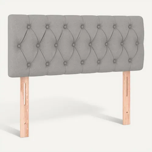 Tête De Lit Gris Clair 90x7x78/88 Cm Tissu