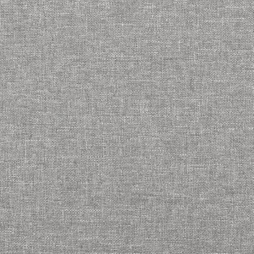 Tête De Lit Gris Clair 90x7x78/88 Cm Tissu