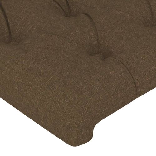Têtes De Lit Marron Foncé 180 X 7 X 78/88 Cm Tissu