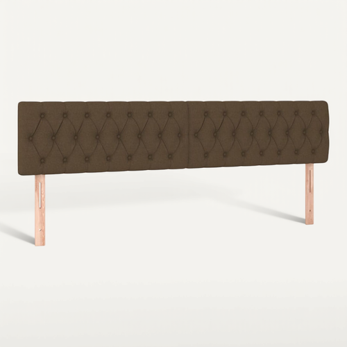 Têtes De Lit Marron Foncé 180 X 7 X 78/88 Cm Tissu
