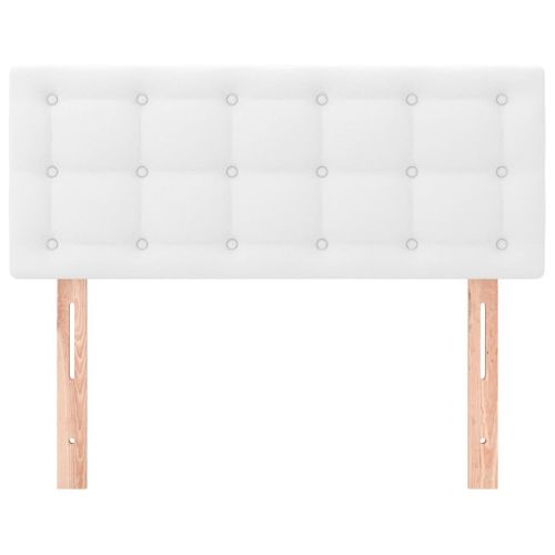 Tête De Lit Blanc 80x5x78/88 Cm Similicuir
