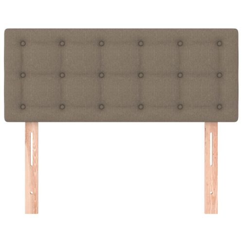 Tête De Lit Taupe 90x5x78/88 Cm Tissu