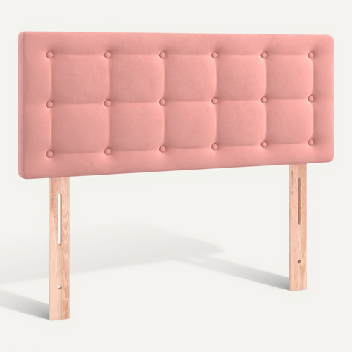 Tête De Lit Rose 90x5x78/88 Cm Velours