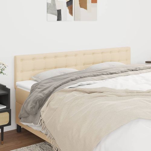 Têtes De Lit Crème 160x5x78/88 Cm Tissu