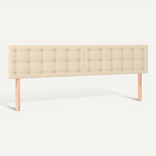 Têtes De Lit Crème 160x5x78/88 Cm Tissu