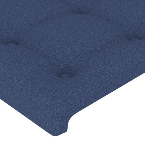 Têtes De Lit Bleu 160x5x78/88 Cm Tissu