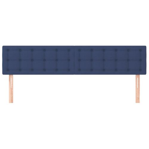 Têtes De Lit Bleu 160x5x78/88 Cm Tissu