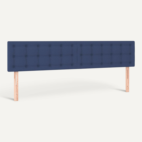 Têtes De Lit Bleu 160x5x78/88 Cm Tissu
