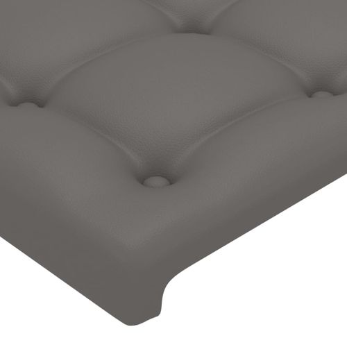 Têtes De Lit Gris 160x5x78/88 Cm Simili