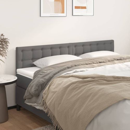 Têtes De Lit Gris 160x5x78/88 Cm Simili