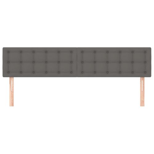 Têtes De Lit Gris 160x5x78/88 Cm Simili
