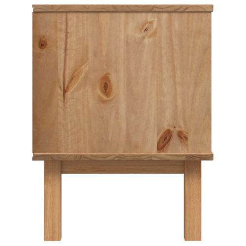 Meuble TV Otta 113,5x43x57 Cm Bois De Pin Massif
