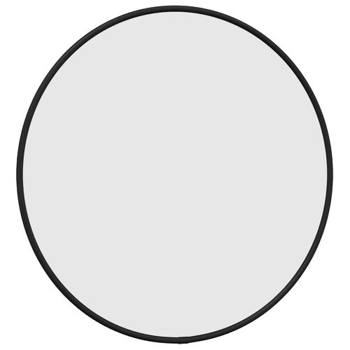 Miroir Mural Noir D. 40 Cm Rond